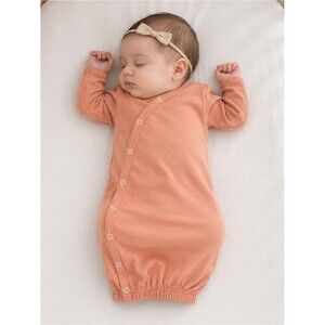 Parade Organic Cotton Baby Sleep Sack Nightgown Terracotta 0-3M Minimal Neutral